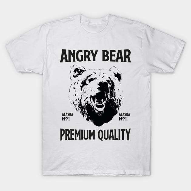 Angry Bear T-Shirt by throwback